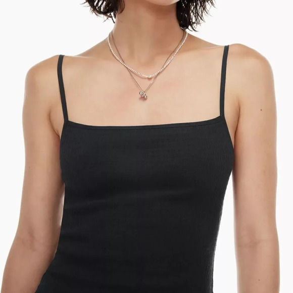 Aritzia Wilfred Jazz Mini Black Dress - Picture 4 of 11